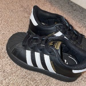 Black and White Addidas